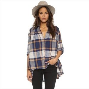 Free People Peppy In Plaid Medium